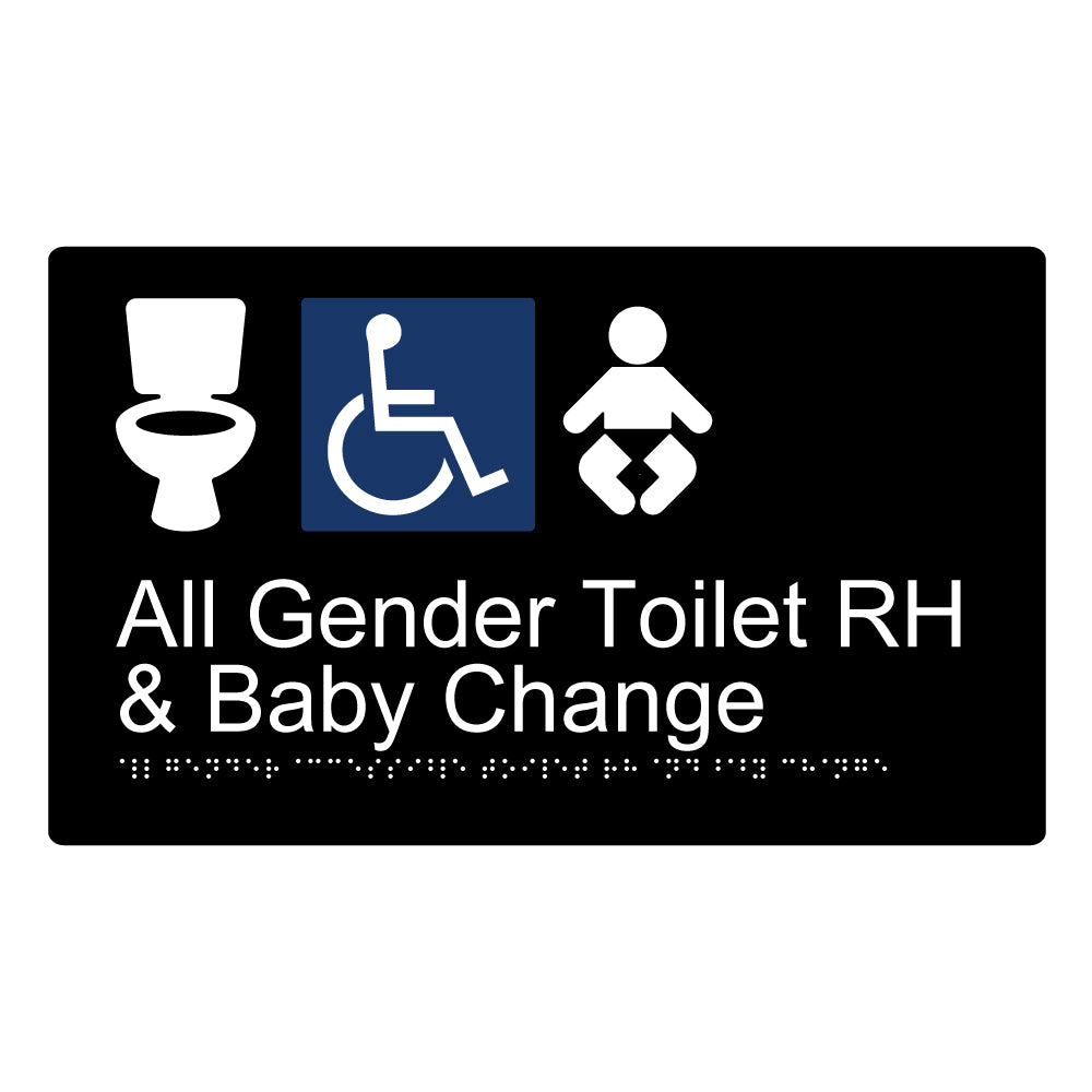 All Gender Accessible Toilet RH And Baby Change
