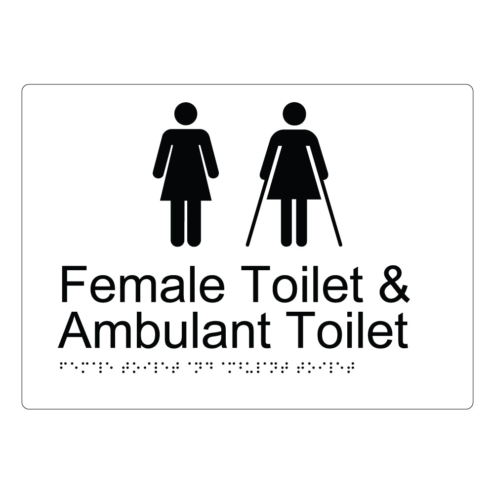 Female Toilet And Ambulant Toilet