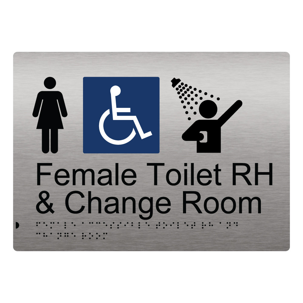 Female Accessible Toilet RH And Change Room