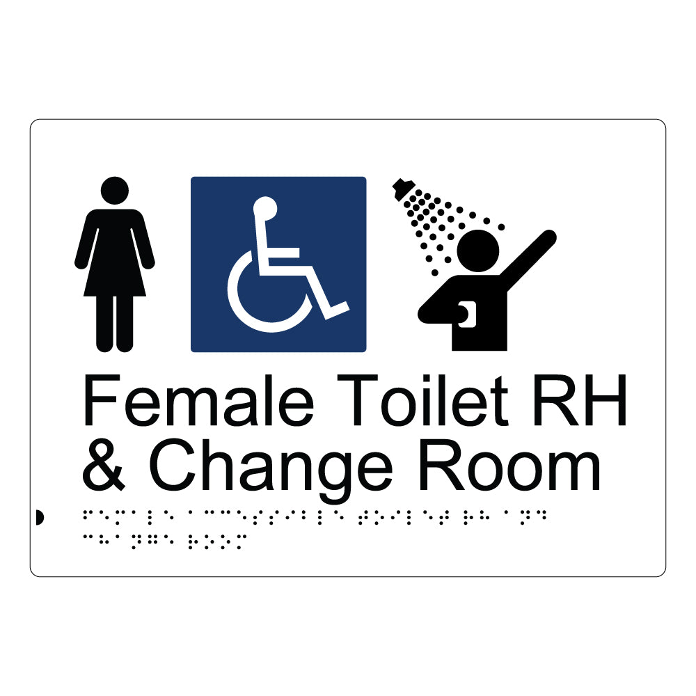 Female Accessible Toilet RH And Change Room