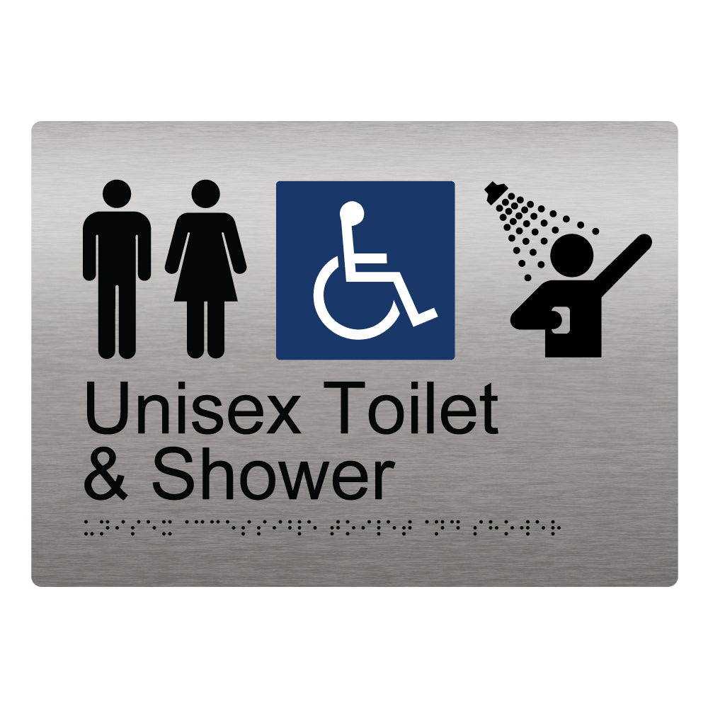 Unisex Accessible Toilet And Shower