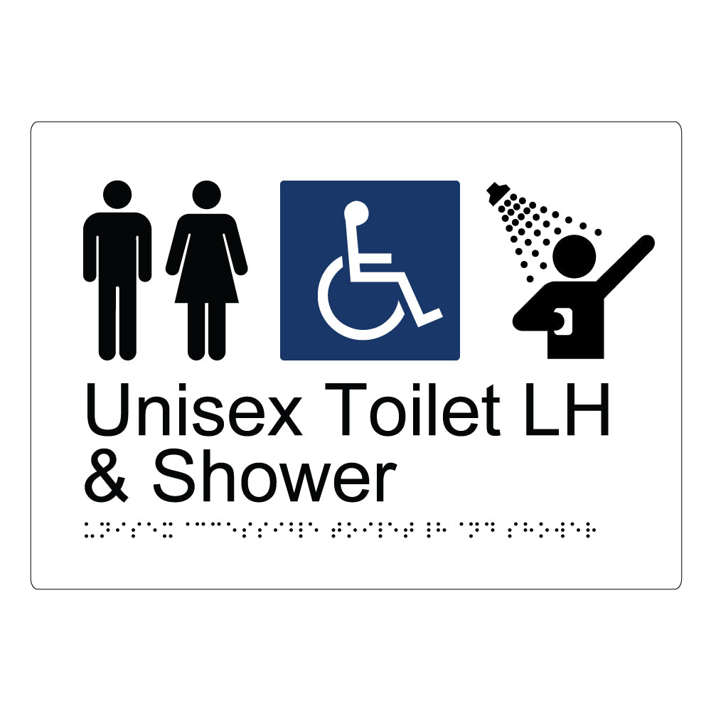 Unisex Accessible Toilet LH And Shower