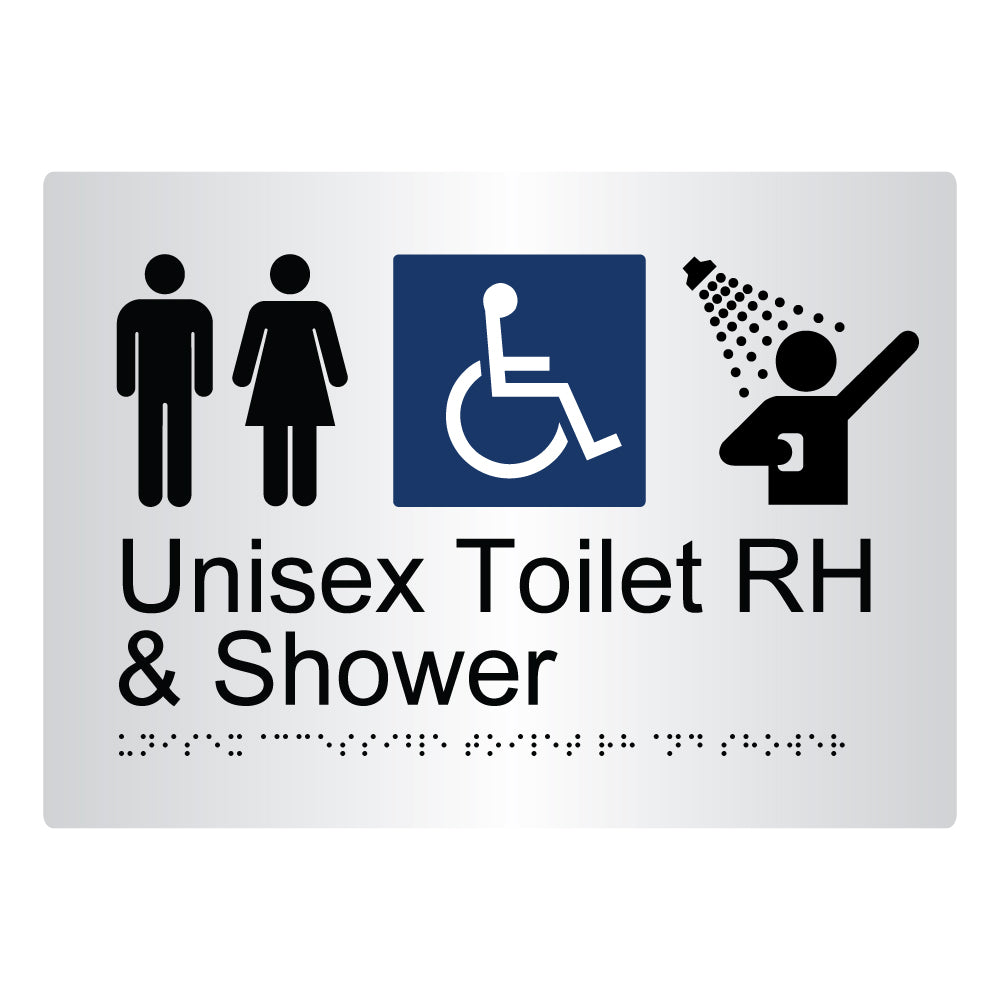 Unisex Accessible Toilet RH And Shower