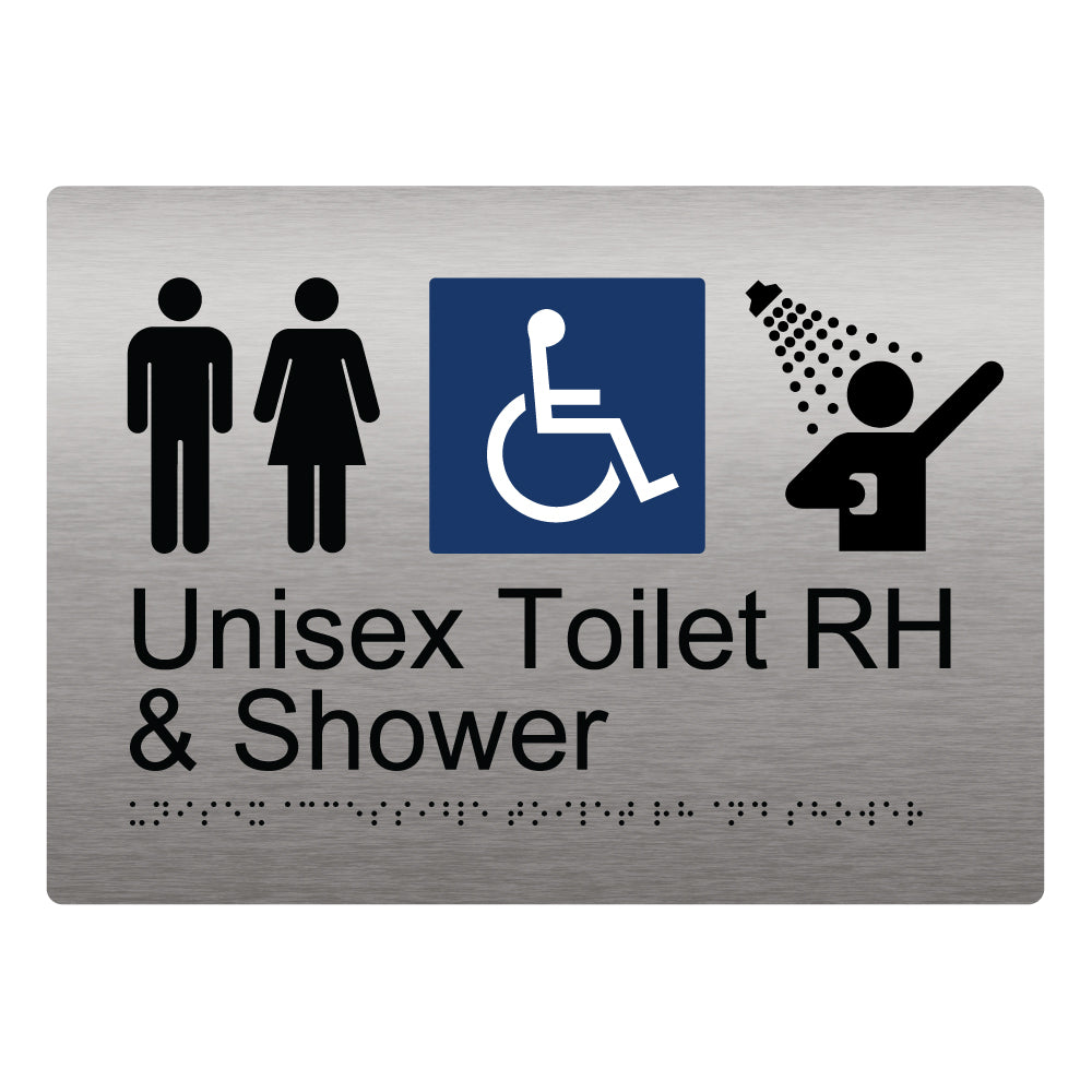 Unisex Accessible Toilet RH And Shower