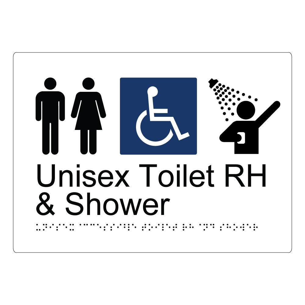 Unisex Accessible Toilet RH And Shower