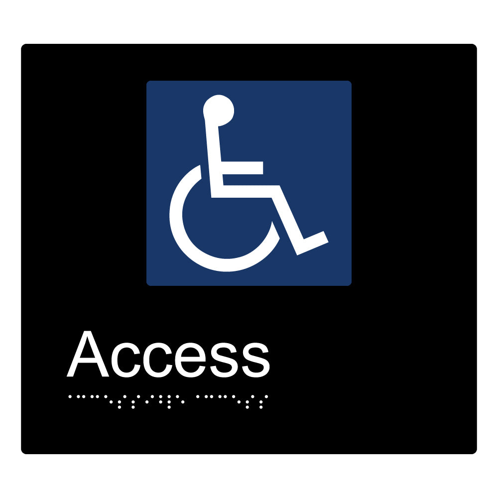 Accessible Access Braille and Tactile Sign | Australian made – Prosign ...