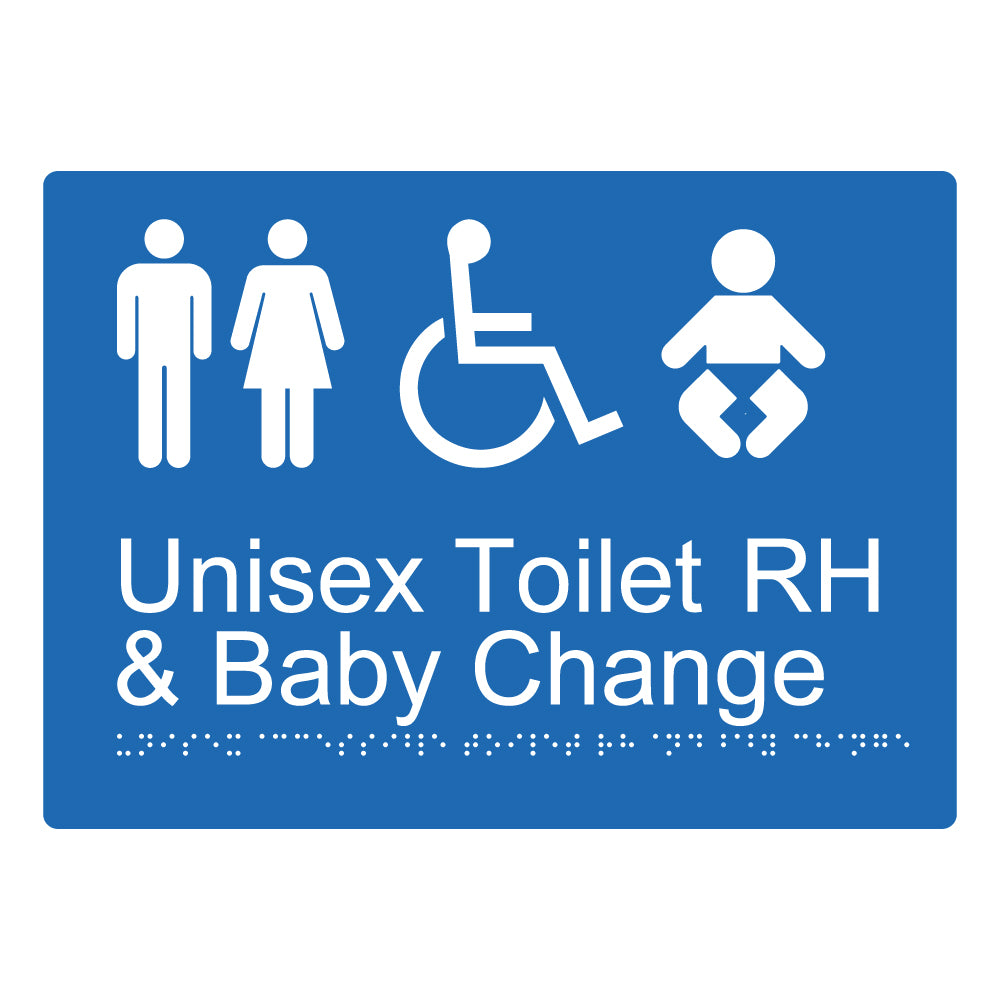 Unisex Accessible Toilet RH And Baby Change